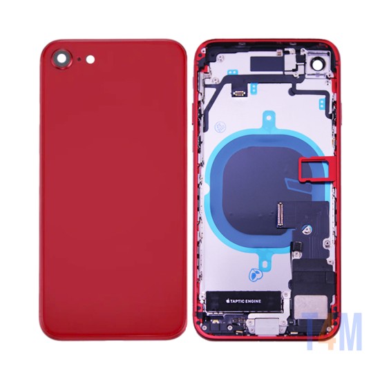 Back Cover+Frame+Flex Apple iPhone 8 Red